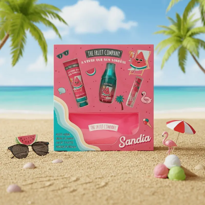 Lot de 3 Pièces - Coffret 4 pièces Parfum Cocktail Sandia - The fruit company