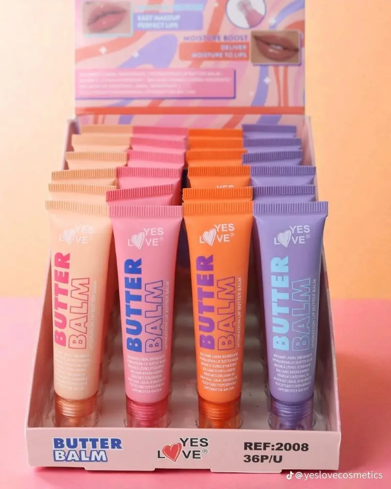 Lot de 36 Pièces - Butter Gloss Fruité 6 Parfums - Yes love