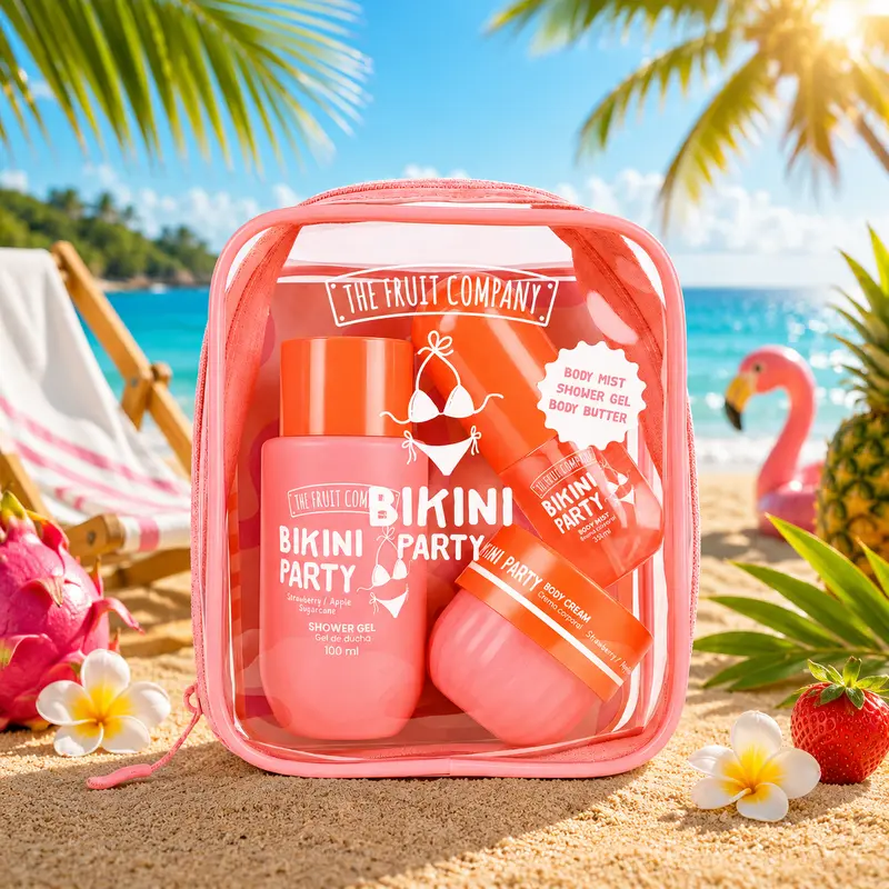 Lot de 4 Pièces - Travel Bag Summer Bikini Party 3 Pièces - The Fruit Company