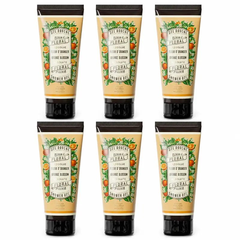 Lot de 6 Gels Douche Fleur d’Oranger 200ml