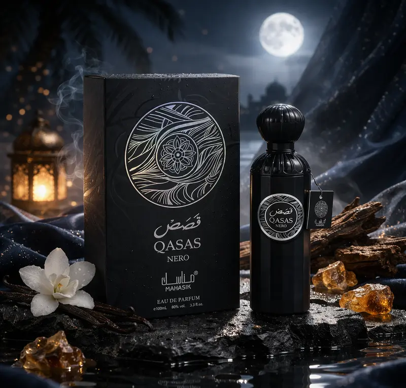 Lot de 6 Pièces - Eau de Parfum Qasas Nero 100ml Men - Manasik