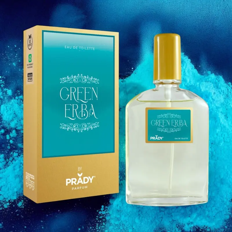Lot de 6 Pièces - Eau de Toilette Green Herba 90ml - Prady