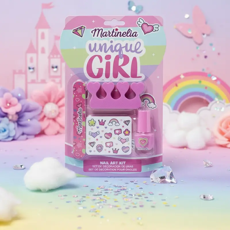 Lot de 6 Pièces - Kit Ongles Unique Girl - 11933 - Martinelia