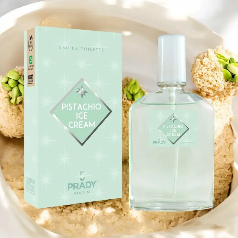 Lot de 6 Pièces - Parfum Pistachio Ice Cream 100ml - Prady