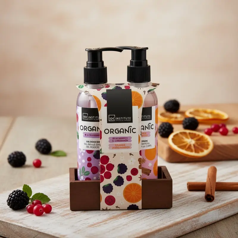 Lot de 6 Pièces - Set de Bain Gel Douche + Lotion Corps  - IDC Institut