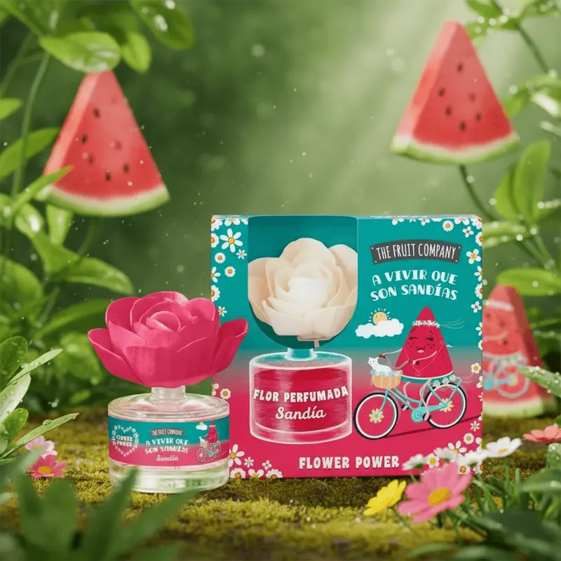 Lot de 8 Pièces - Coffret Fleur Mikado Parfum Pastèque 50ML - The fruit company