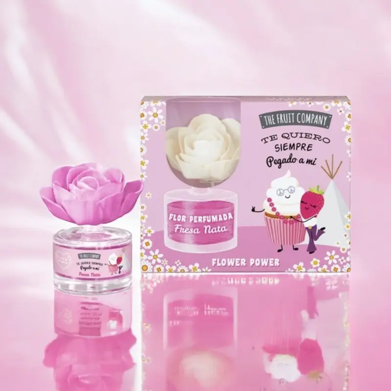 Lot de 8 Pièces - Coffret Fleur Parfumée Fraise Chantilly 50ML - The Fruit Company