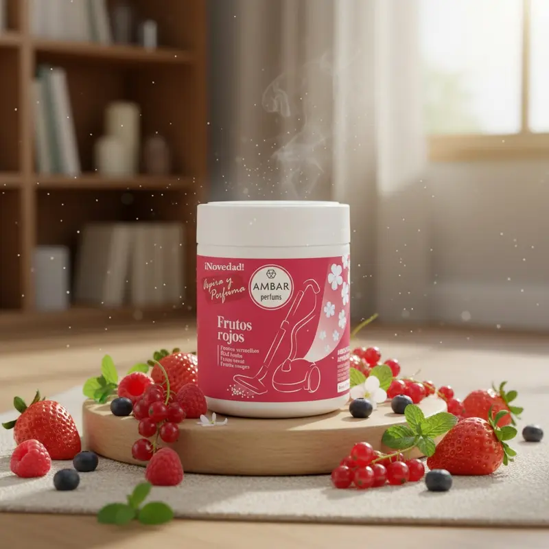 Lot de 8 Pièces - Pastilles Aspirateur Diffuseur de Parfum " Fruits Rouges" - Ambar