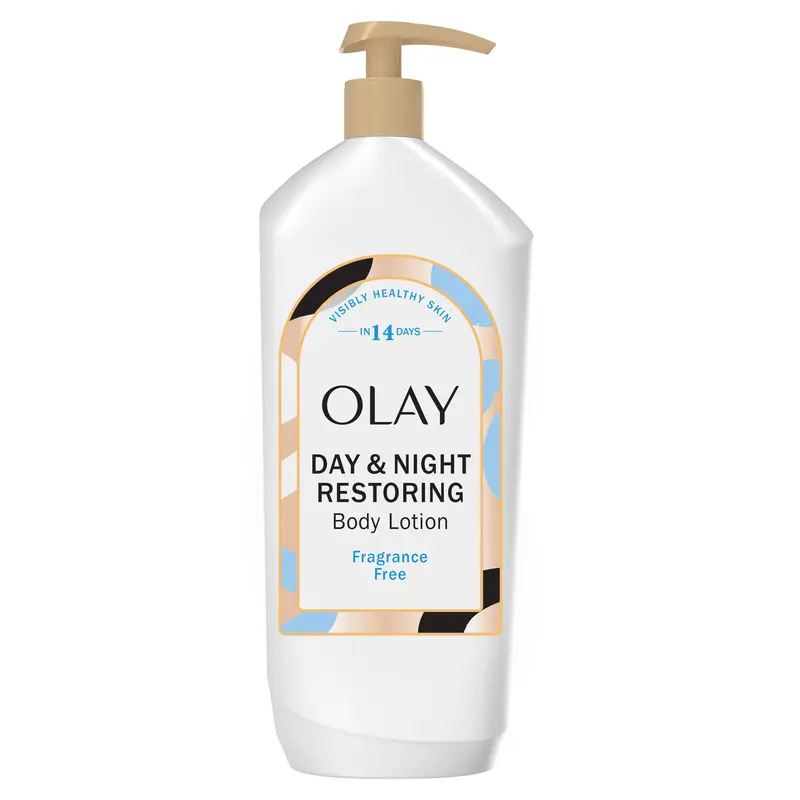 Lotion corporelle Olay pour femmes – Hydratation 24h, absorption rapide, sans parfum, 532 ml
