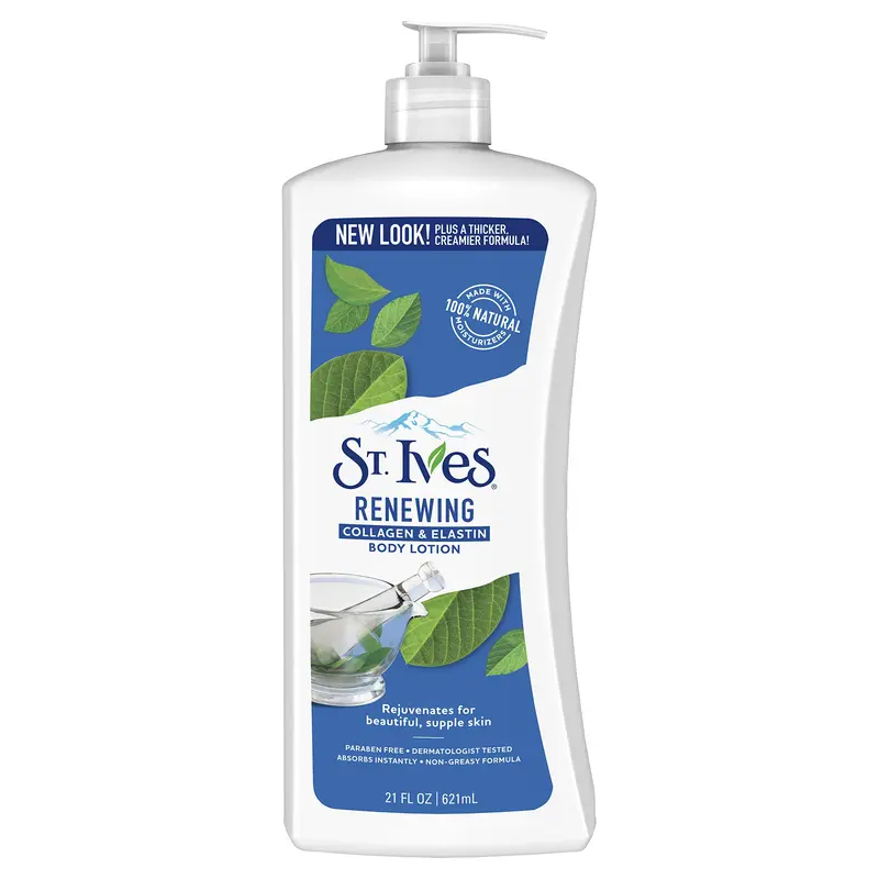 Lotion corporelle renouvelante St. Ives au collagène et à l'élastine - 21 oz (lot de 4)