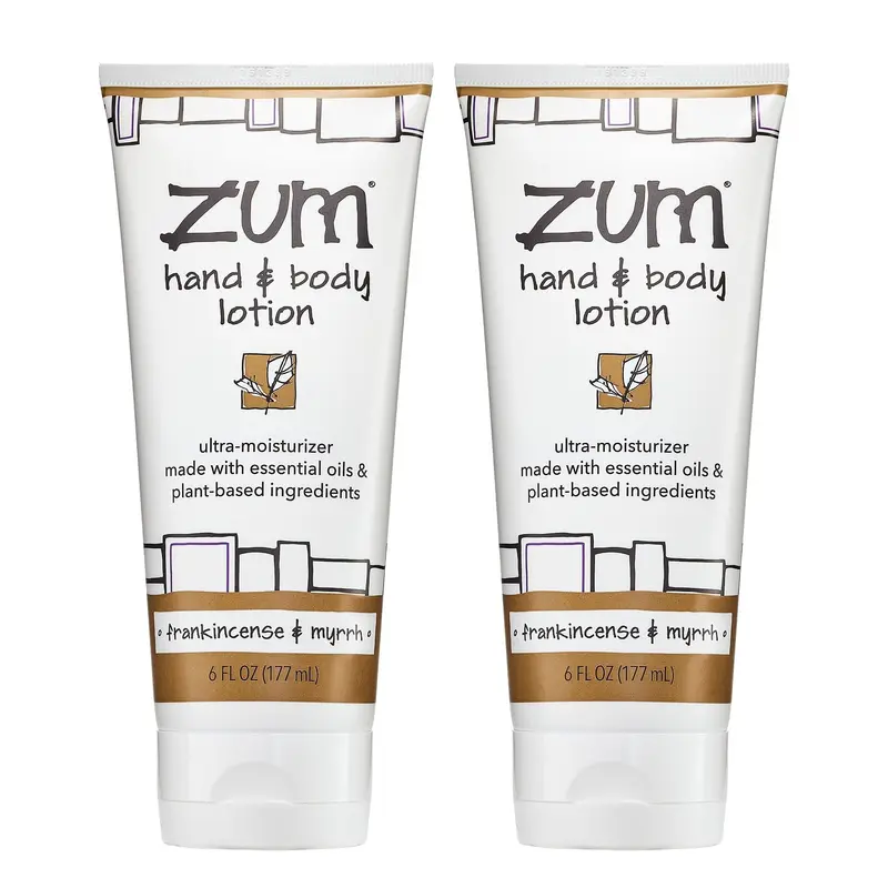 Lotion mains et corps Zum Indigo Wild – Senteur Encens et Myrrhe, 2 × 6 oz