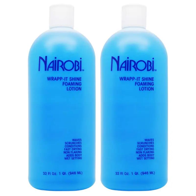 Lotion Moussante Nairobi Wrapp-It Shine – Pack de 2 bouteilles 946 ml
