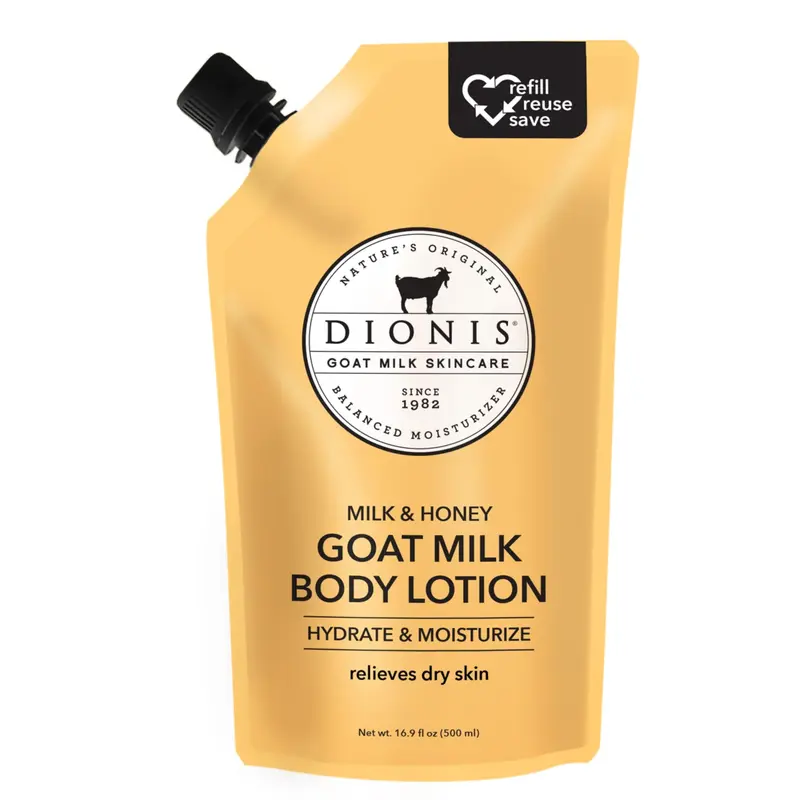 Lotion pour le corps au lait de chèvre Dionis – Recharge 16,9 oz