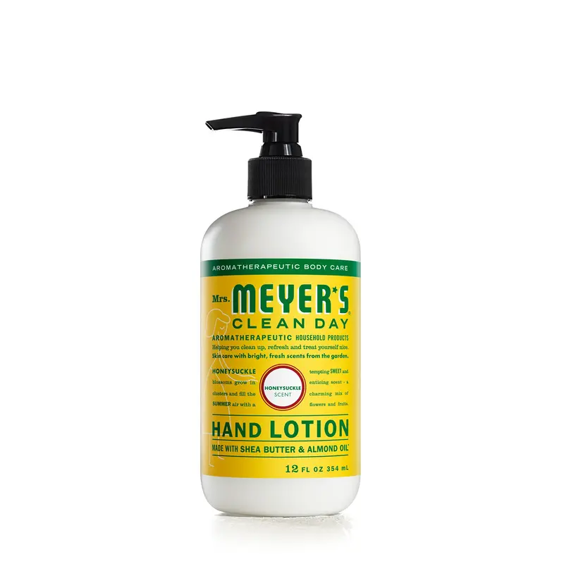 Lotion pour les mains Mrs. Meyer's Clean Day – Hydratation légère, parfum chèvrefeuille, 355 ml
