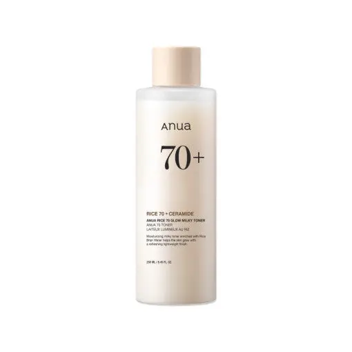 Lotion tonique lactée Anua Rice 70 Glow 250 ml