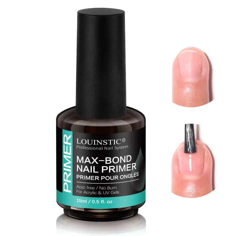 LOUINSTIC Primer Sans Acide – Adhésion Pro, Sèche en 15s, 15ml