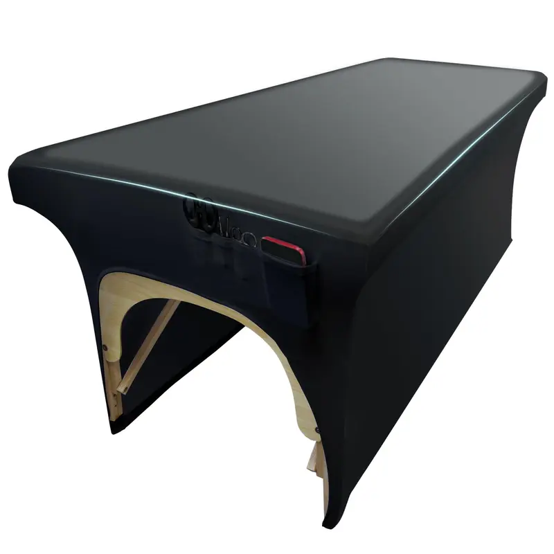Lufyzora Housse de table de massage en PU imperméable – 6 pieds, poche supérieure