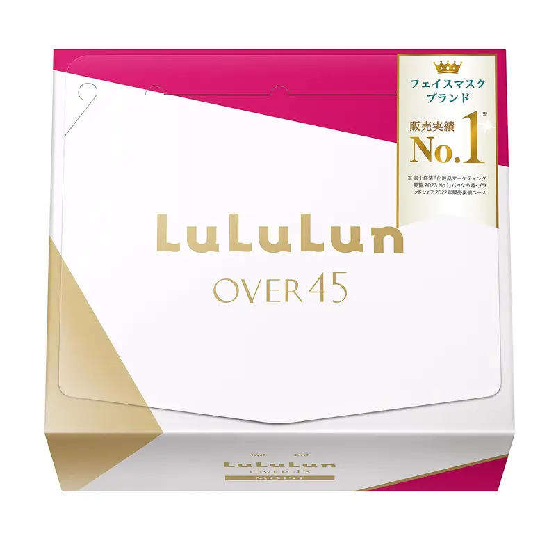 Lululun — 32 Feuilles Masque Visage Anti-Âge | Camellia, Ginseng, Collagène | Hydratation Quotidienne