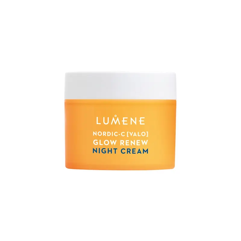 Lumene Nordic-C Valo Glow Renew – Crème Nuit Revitalisante Vegan à l’Arctique Cloudberry