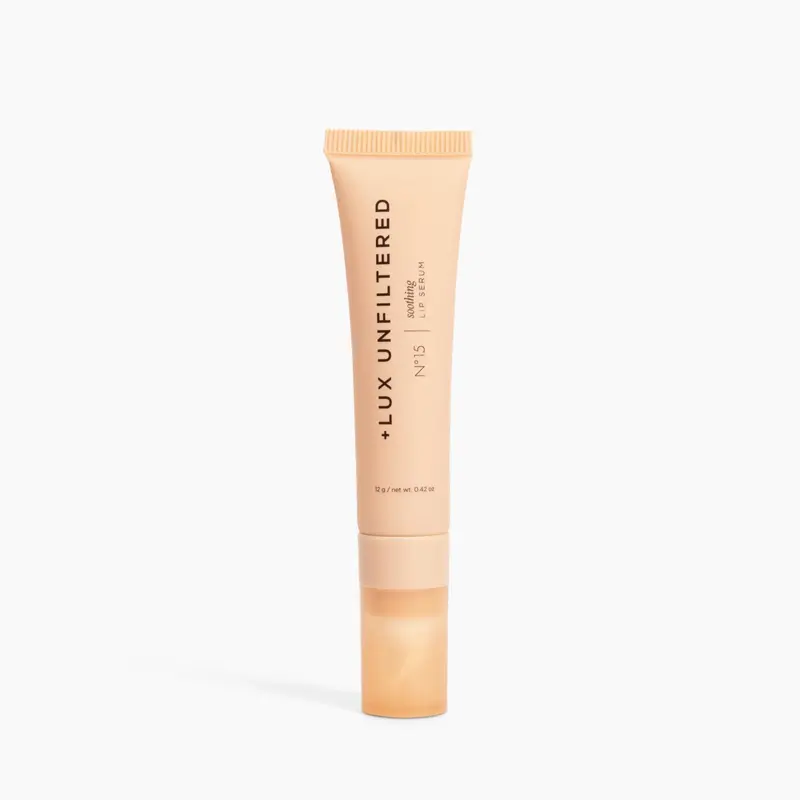 Lux Unfiltered N°15 Sérum Lèvres – Hydratant Sans Parfum, Applicateur Refroidissant, Hyaluronique & Beurre de Karité – Végan et Non testé