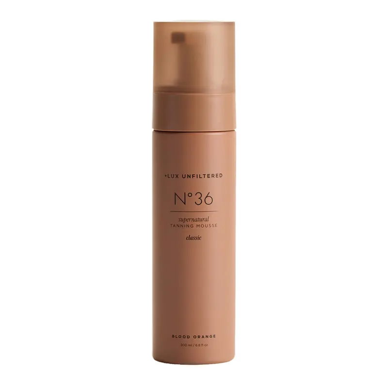 Lux Unfiltered N°36 Mousse Autobronzante – Hydratante, Sans Trace, Teint Naturel – Végan et Cruelty-Free – Blood Orange