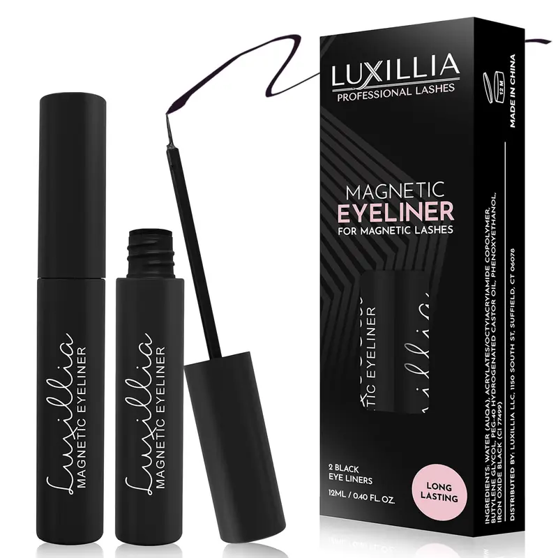 Luxillia Eyeliner Magnétique — Maintien fort, Look naturel, Résistant à l'eau