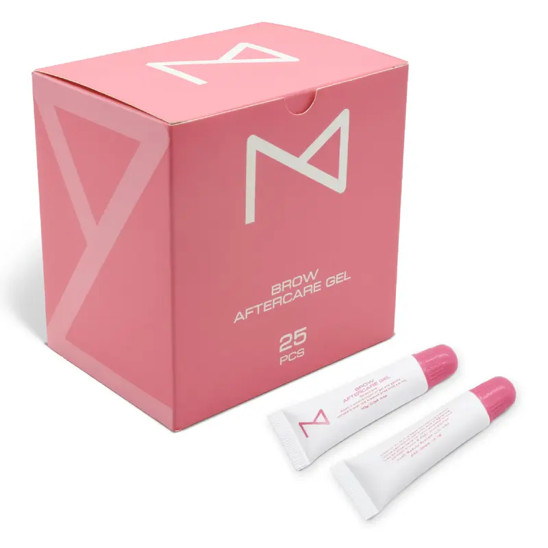 M – Lot de 25 gels après-soin A&D pour sourcils – Microblading et maquillage permanent, hydratation et rétention du pigment 10 g / 0,34 oz