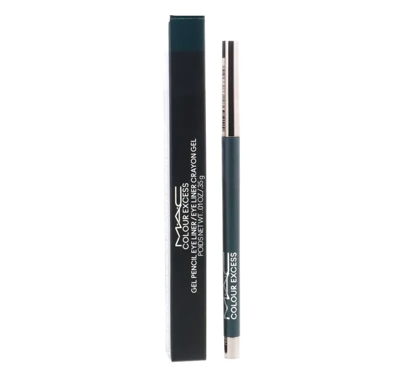 MAC Colour Excess Crayon Gel pour les Yeux Hell-Bent – Noir avec perles multicolores | 0,35 g