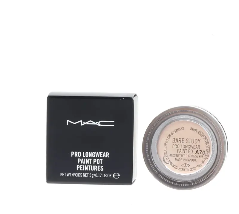 MAC Paint Pot Bare Study — Fard à paupières crème beige doré perlé, longue tenue