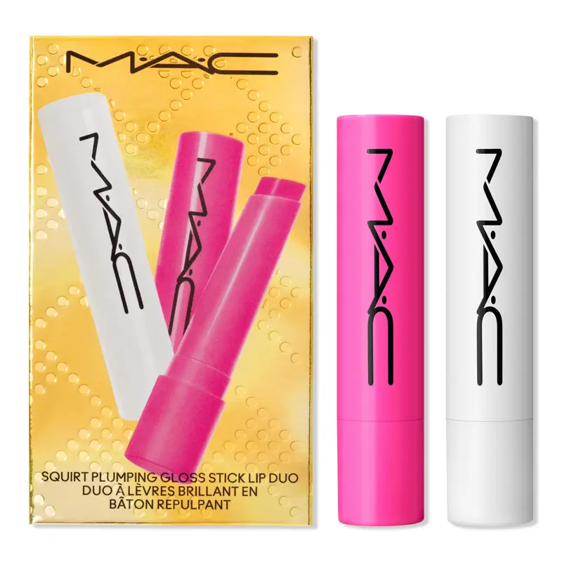 MAC Squirt Plumping Gloss Stick Duo – 2 pièces, Clair et Amped