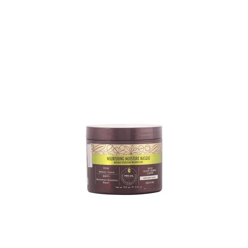 Macadamia Professional Masque Hydratant Sans Sulfates ni Parabènes – Vegan, Sans Cruauté, Format 237 ml