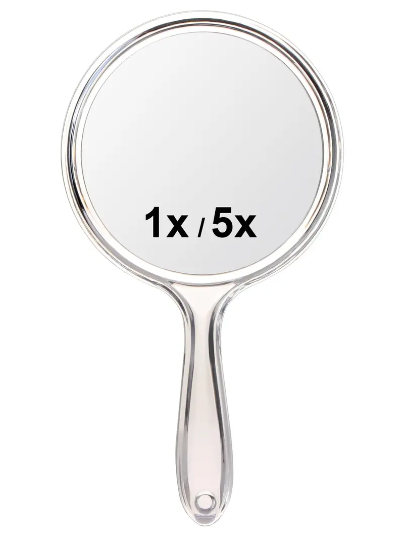 Macaki Miroir Portatif Double Face 1X/5X – 10,5 x 5,7 pouces – Blanc
