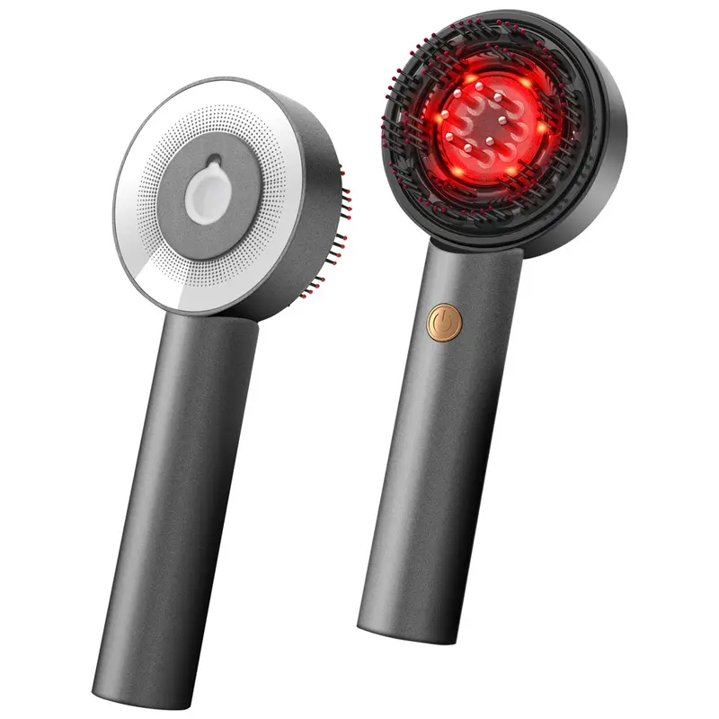 MACNJO 3-en-1 Massageur Capillaire — Applicateur d’Huile et Brosse, Étanche IPX6, Portable