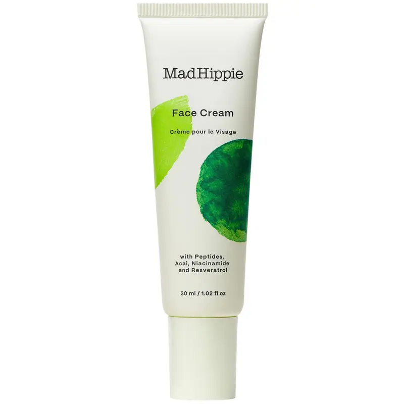 Mad Hippie Crème Visage – Hydratation légère, Niacinamide et Peptides | 30 ml