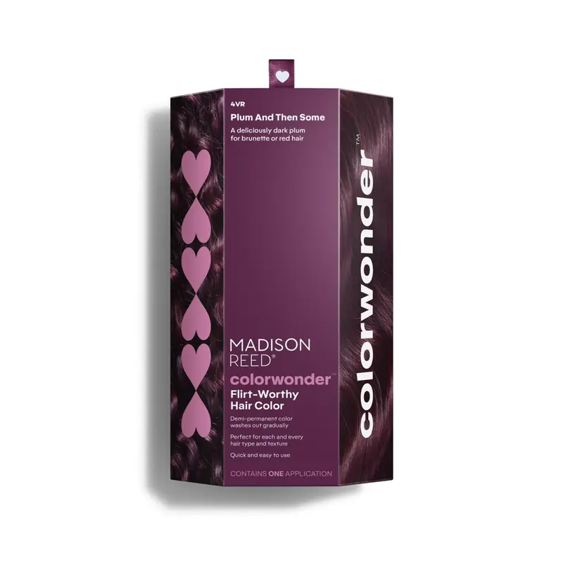Madison Reed colorwonder Demi-Permanent – coloration maison sans ammoniaque, prune profond 4VR