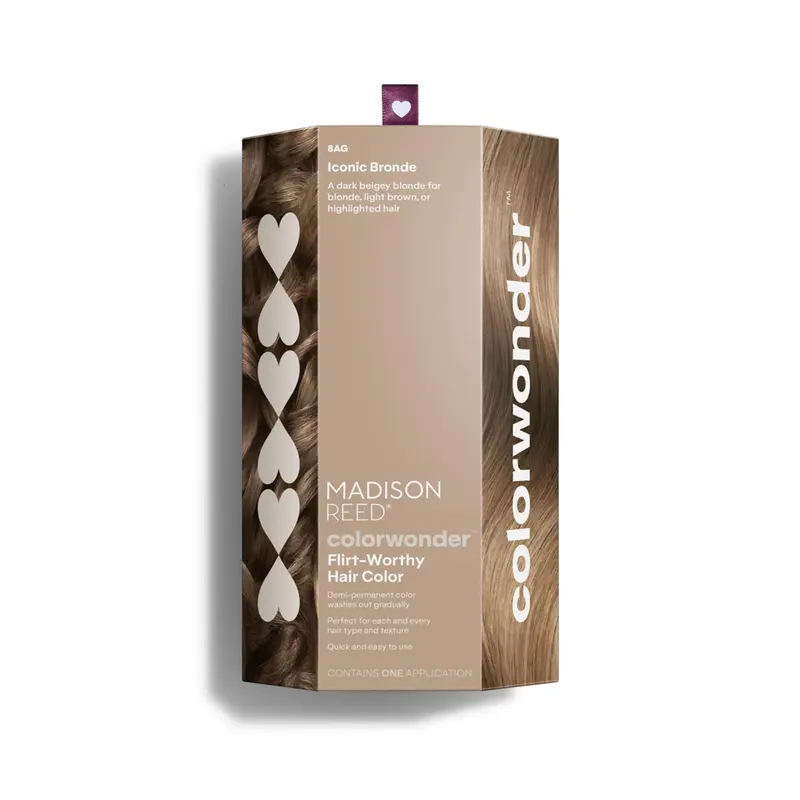 Madison Reed colorwonder Demi-Permanent Hair Color 8AG Bronde Foncé – Sans Ammoniac, Sans Cruauté et Facile à Domicile