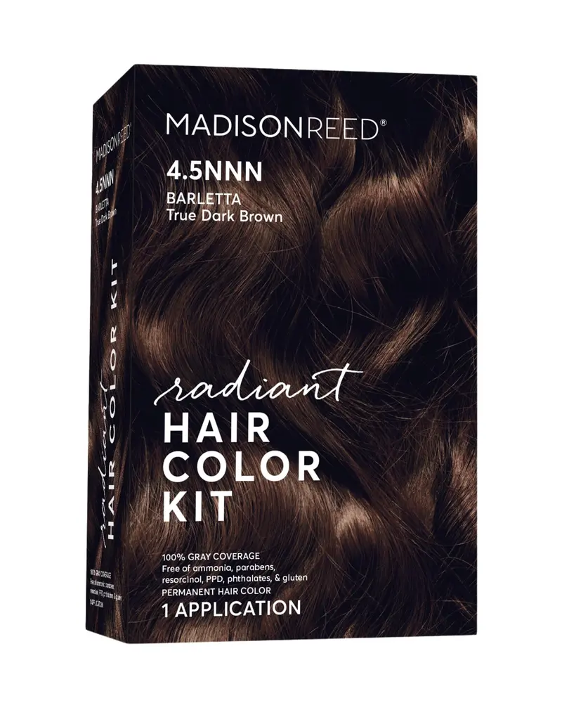 Madison Reed Radiant Color Kit Barletta Brown 4.5NNN – Couverture Grise à 100%, Sans Ammoniaque | 1 Pack