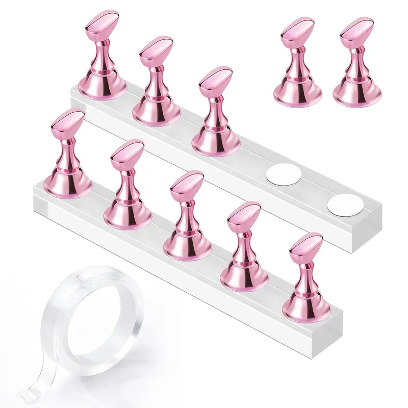 Makartt – Présentoir d’Ongles Magnétique et Adhésif pour Affichage et Pratique