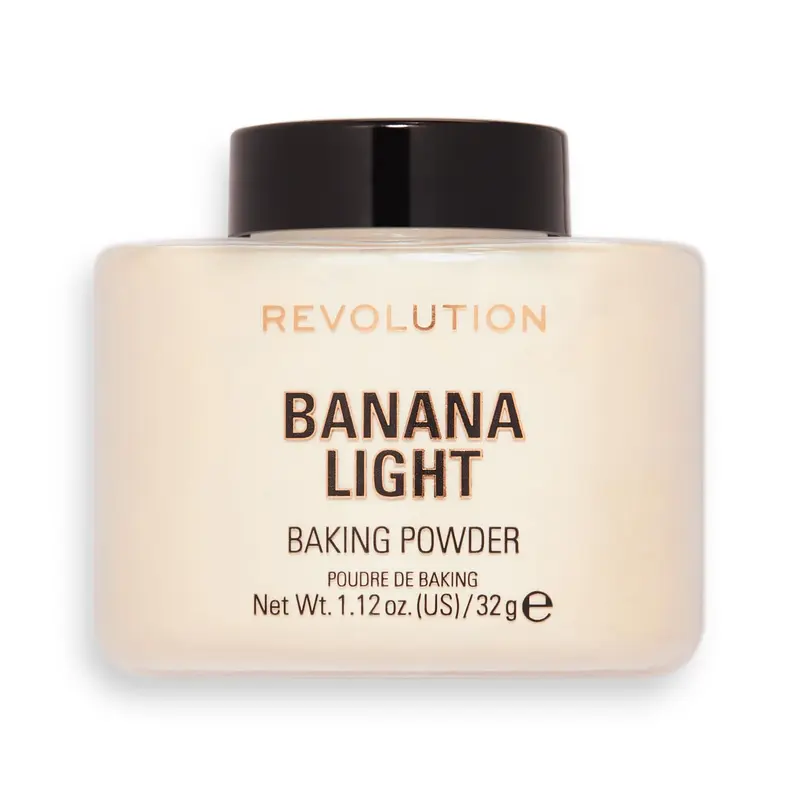 Makeup Revolution Poudre Loose Baking Banane Light — Finition lumineuse et longue tenue