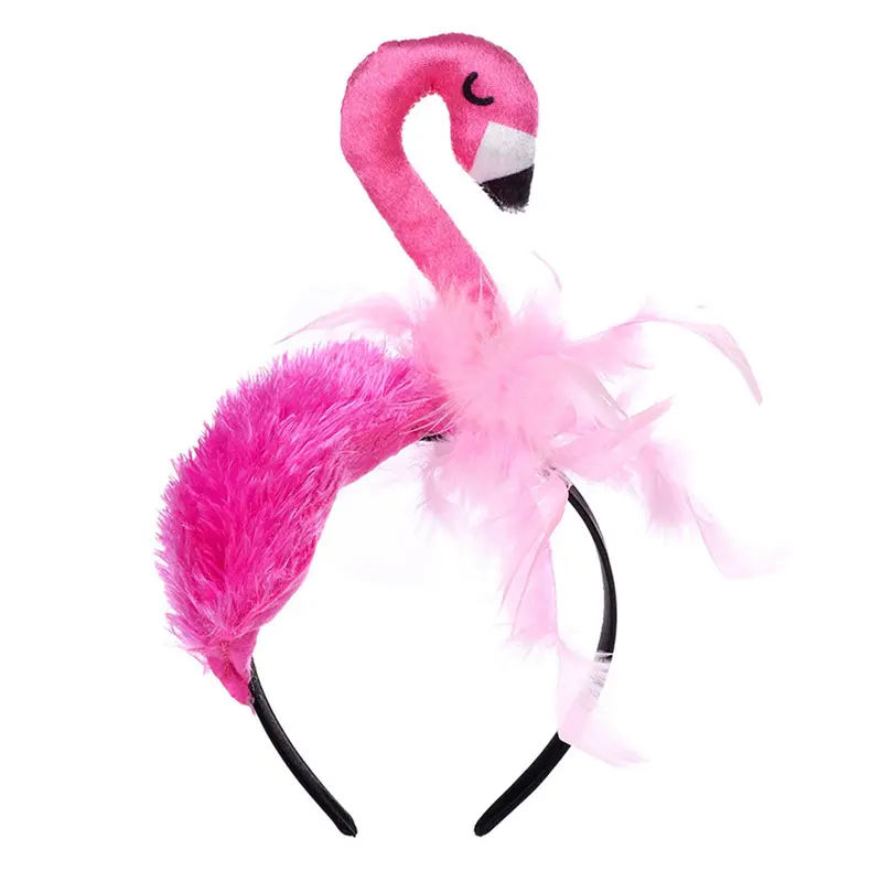 MAOTTIE Bandeau Flamingo Rose — Accessoire Cheveux pour Fête et Cosplay