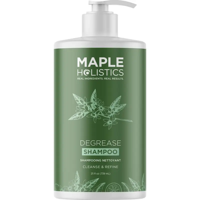 Maple Holistics Shampooing Purifiant pour Cheveux Gras – Détox Cuir Chevelu Sans Sulfates
