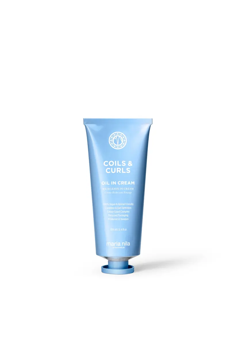 Maria Nila Coils & Curls Oil-In-Cream – Soin hydratant pour boucles et ondulations, vegan