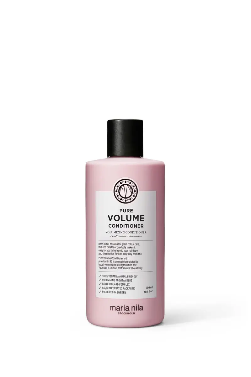 Maria Nila Pure Volume – Conditionneur 10,1 oz – Volume durable pour cheveux fins, vegan & sans sulfates