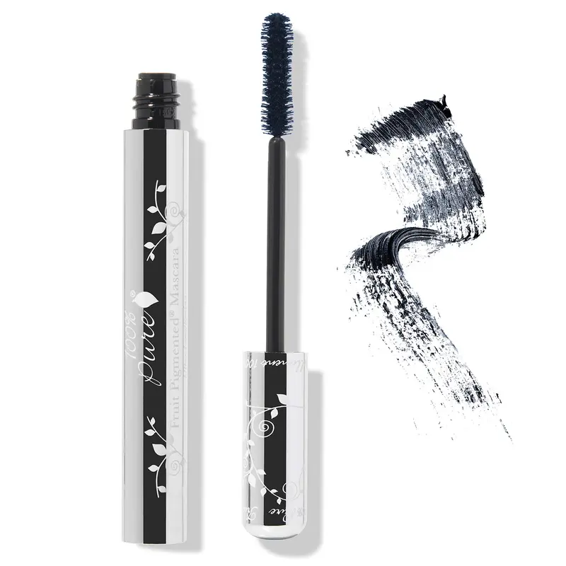 Mascara Ultra Lengthening 100% PURE – Volume et Longueur Dramatiques, Bleu Myrtille, Vegan, 0,35 oz