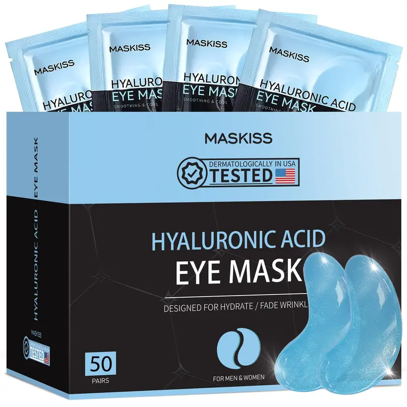 Maskiss Patchs Contour des Yeux – Hyaluronique et Collagène (50 paires)