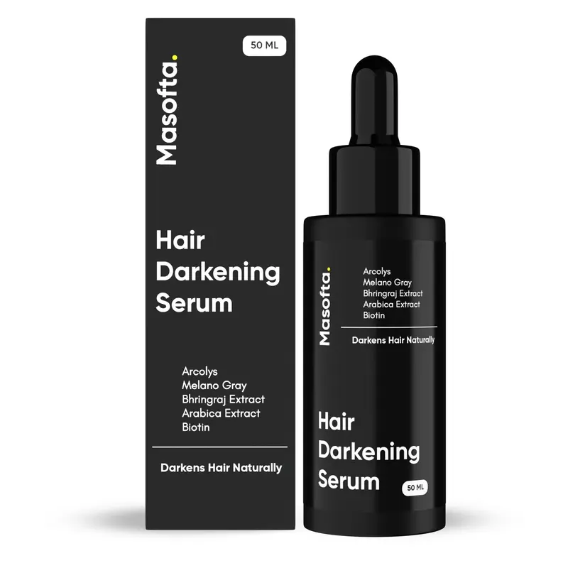 Masofta Sérum Anti-Gris Cheveux et Barbe – Rétablit la couleur et la brillance | 50 ml