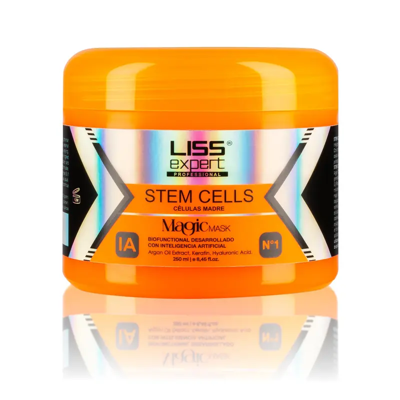 Masque Cheveux Cellules Souches Magique par Liss Expert Professionnel — Argan, Kératine, Acide Hyaluronique | 250 ml