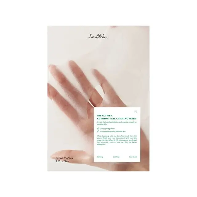 Masque en tissu apaisant Dr.Althea Cushion Veil 28 g x 4