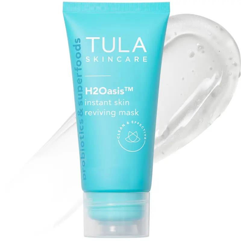 Masque hydratant instantané H2Oasis de TULA – Peau réveillée et repulpée (80 ml)