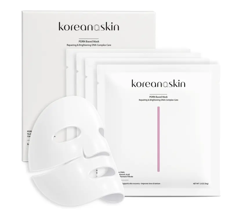 Masque Hydrogel Koreana Skin PDRN-DNA Complex – Hydratation Profonde, Eclat et Fermeté (Boîte de 4)
